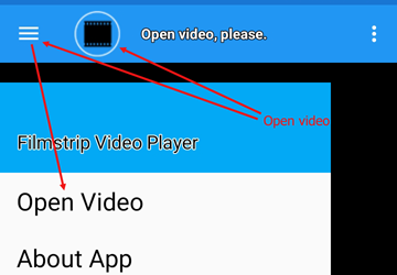 Filmstrip Video Player
