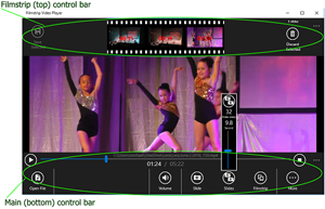 Filmstrip Video Player